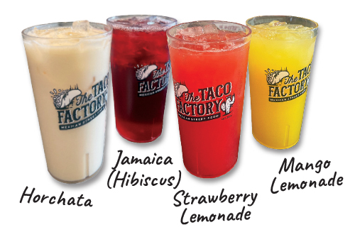 Horchata, Lemonade, Jamaica